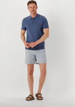 lichtblauwe tommy jeans korte broek tjm seersucker stp beach short