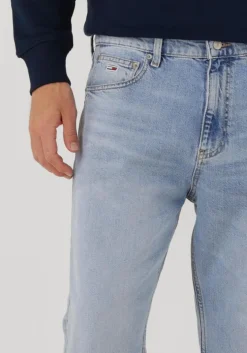 lichtblauwe tommy jeans straight leg jeans otis regular bi0112