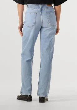 lichtblauwe tommy jeans straight leg jeans layla hr slim str bi0112 co