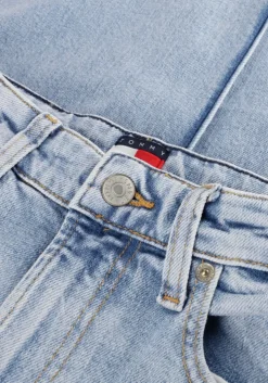 lichtblauwe tommy jeans straight leg jeans layla hr slim str bi0112 co