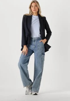 lichtblauwe tommy jeans t-shirt tjw reg badge tee