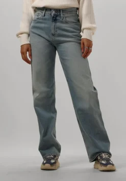 lichtblauwe tommy jeans wide jeans detsy md ls dh6112