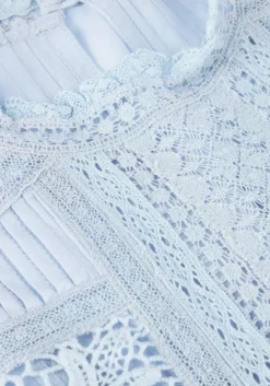 lichtblauwe vanessa bruno blouses calin