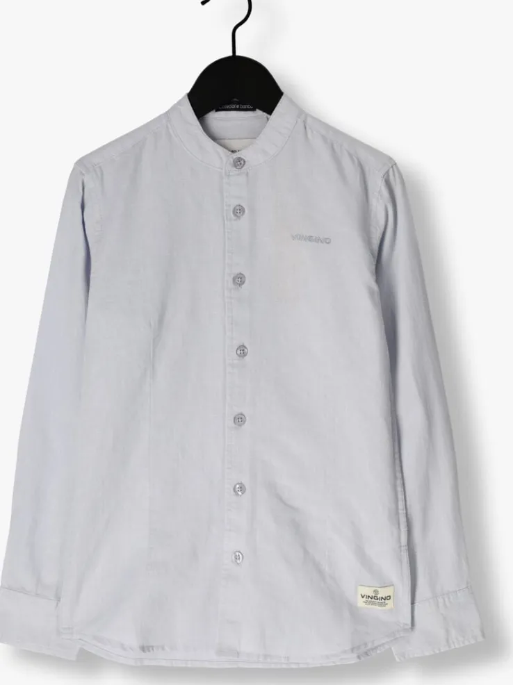 lichtblauwe vingino klassieke overhemden loshef