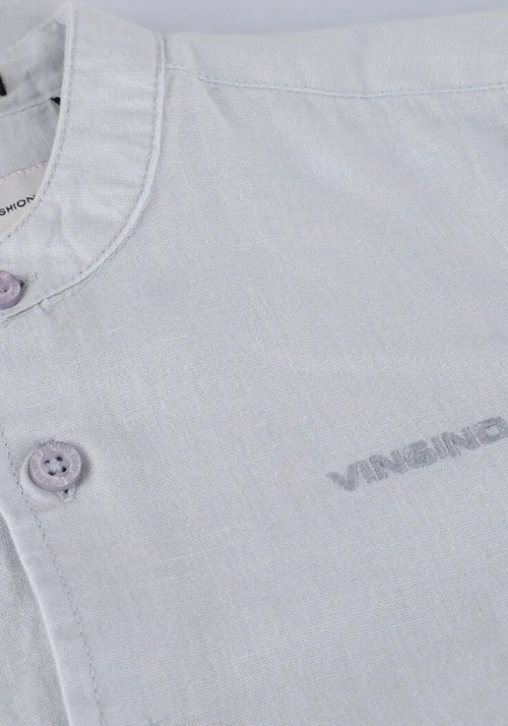 lichtblauwe vingino klassieke overhemden loshef