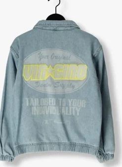 lichtblauwe vingino spijkerjas faustino