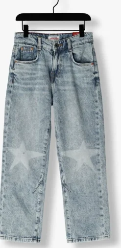 lichtblauwe vingino straight leg jeans gino laser