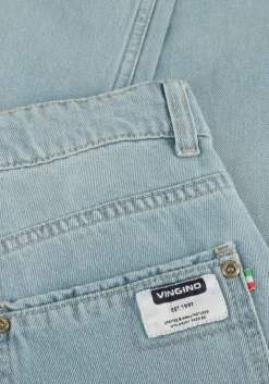 lichtblauwe vingino straight leg jeans peppe carpenter