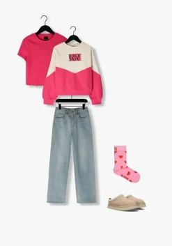 lichtblauwe vingino wide jeans giulia