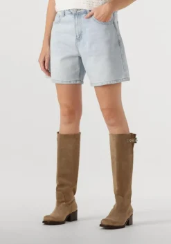 lichtblauwe withblack shorts wblkarolina denim short