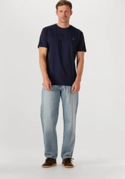 lichtblauwe woodbird straight leg jeans wbleroy arctic jeans