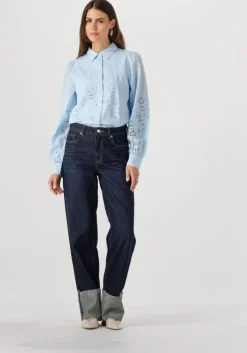 lichtblauwe y.a.s. blouses yasluma ls shirt s. noos