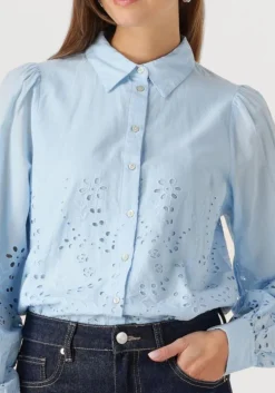 lichtblauwe y.a.s. blouses yasluma ls shirt s. noos