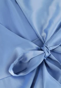 lichtblauwe y.a.s. midi jurk yasthea midi wrap dress