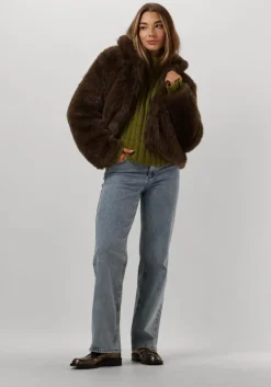 lichtblauwe y.a.s. straight leg jeans yasalena mw straight jeans