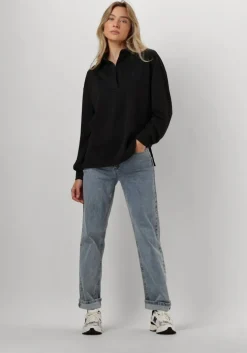 lichtblauwe y.a.s. straight leg jeans yasalena mw straight jeans
