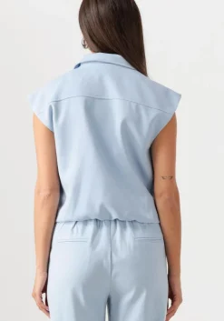 lichtblauwe ydence gilet gilet danielle