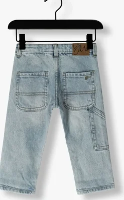 lichtblauwe your wishes straight leg jeans denim worker jeans