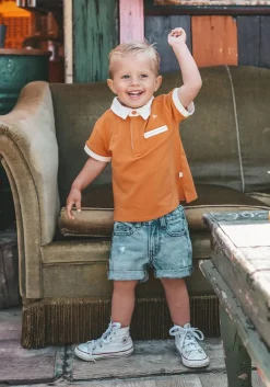 lichtblauwe your wishes shorts denim regular shorts