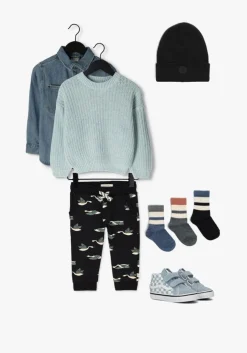 lichtblauwe your wishes trui knit nevada