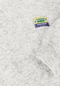 lichtgrijze american vintage truien/vesten evona