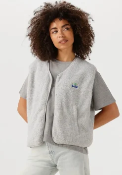 lichtgrijze american vintage gilet hoktown