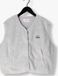 lichtgrijze american vintage gilet hoktown