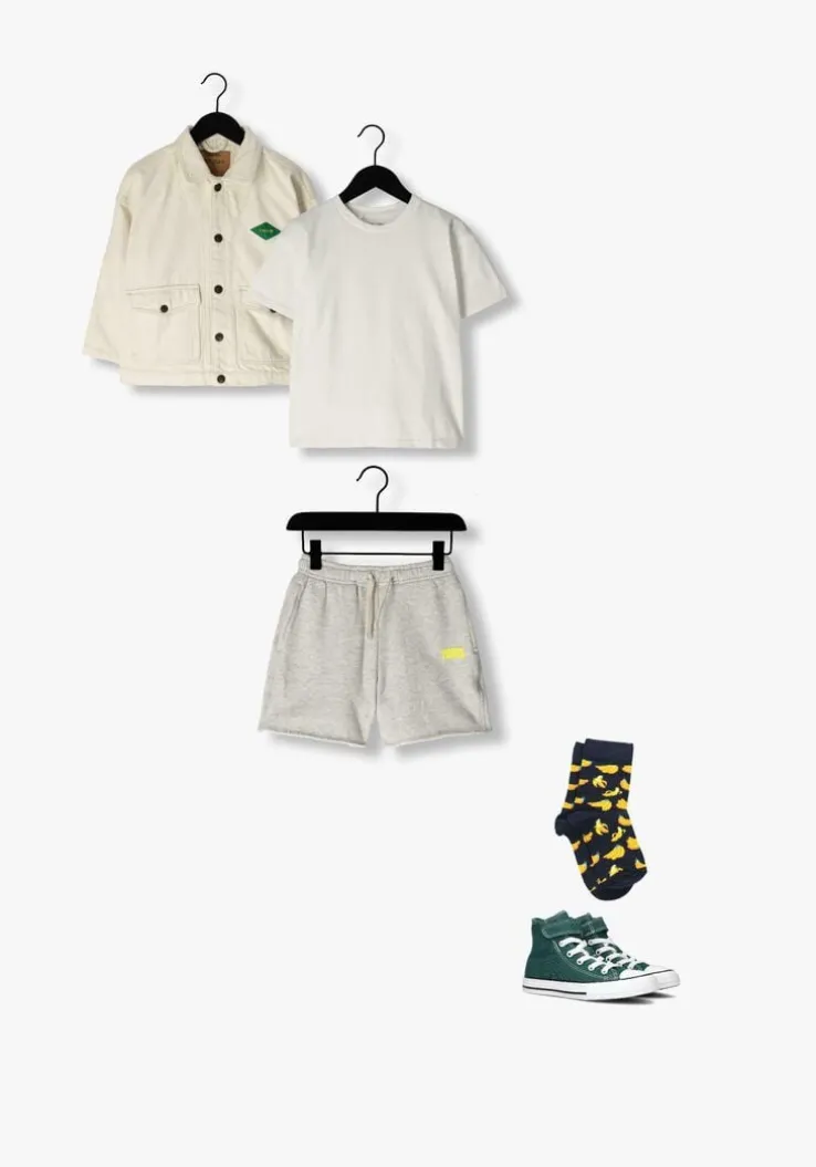 lichtgrijze american vintage korte broek kodytown 3