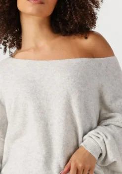 lichtgrijze american vintage trui damsville