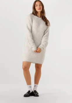 lichtgrijze american vintage midi jurk niby