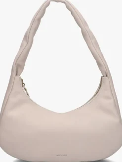 lichtgrijze anonymous copenhagen schoudertas shane grand pillow bag