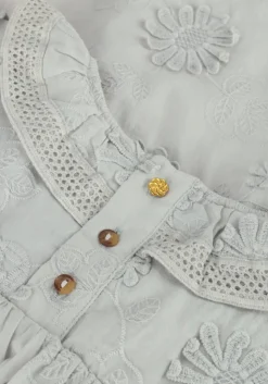 lichtgrijze baje studio mini jurk lousa