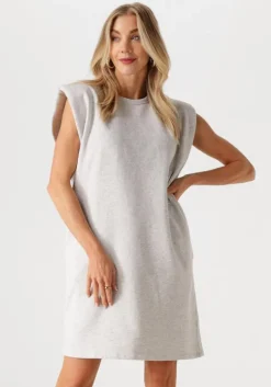 lichtgrijze by-bar mini jurk didi sweat dress