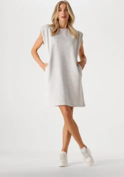 lichtgrijze by-bar mini jurk didi sweat dress
