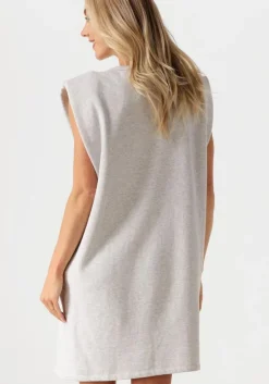 lichtgrijze by-bar mini jurk didi sweat dress