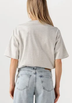 lichtgrijze calvin klein t-shirt a-cooling jersey relaxed tee