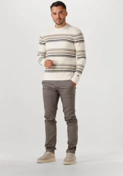 lichtgrijze cast iron chino riser chino