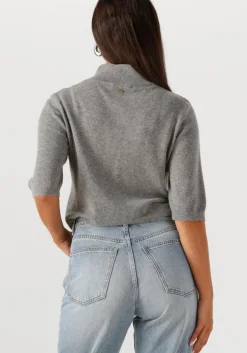 lichtgrijze circle of trust tops & t-shirts jackie top