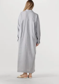 lichtgrijze drykorn maxi jurk dravena