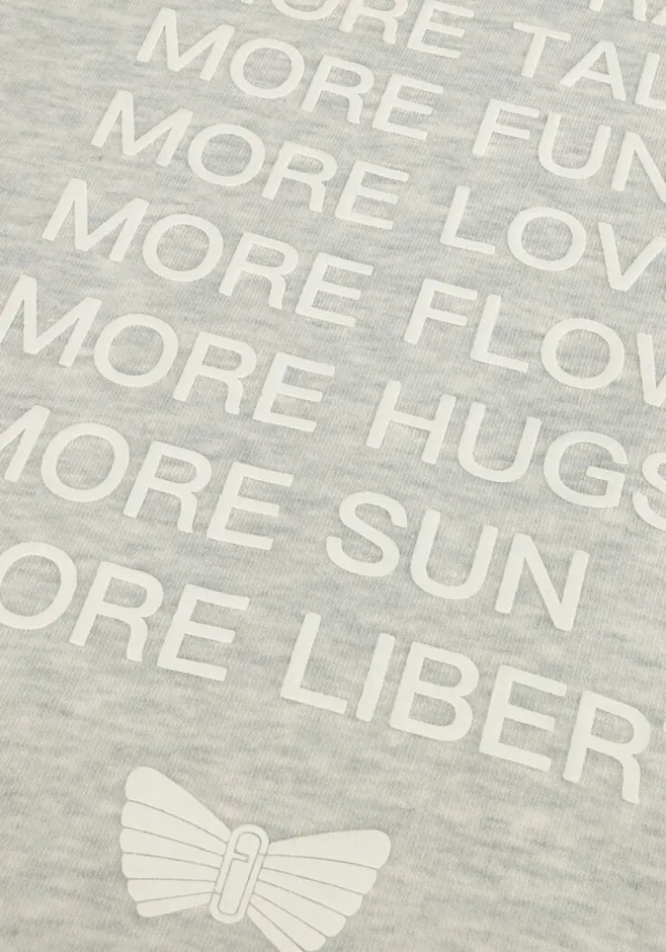 lichtgrijze frankie & liberty trui renske sweatshirt