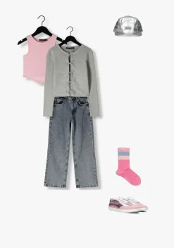 lichtgrijze frankie & liberty vest rivka cardigan