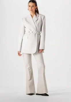 lichtgrijze gestuz flared broek dagnygz hw pants