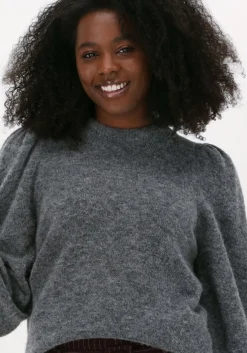 lichtgrijze gestuz trui alpha gz pullover