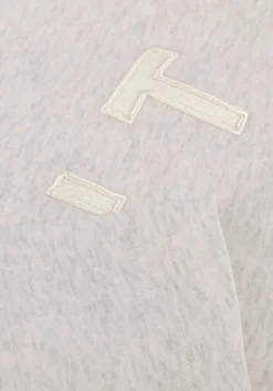 lichtgrijze haute l'amitié top hlt ss logo sweat