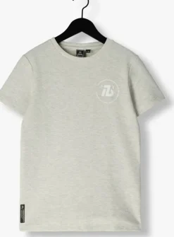 lichtgrijze indian blue jeans t-shirt t-shirt fancy pique ib