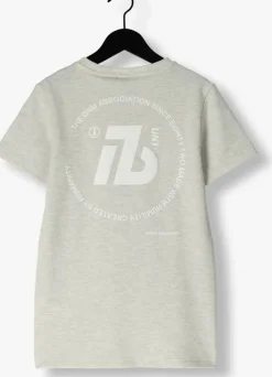 lichtgrijze indian blue jeans t-shirt t-shirt fancy pique ib