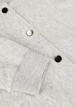 lichtgrijze jansen amsterdam jack goldie jasje hvm 274 bomber long sleeve