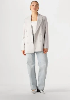 lichtgrijze josh v blazer dillen