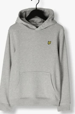 lichtgrijze lyle & scott truien/vesten pullover hoodie boys
