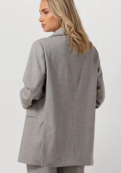 lichtgrijze modström blazer heartmd blazer